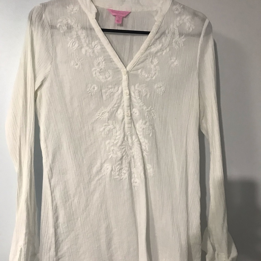 White Lilly Pulitzer tunic